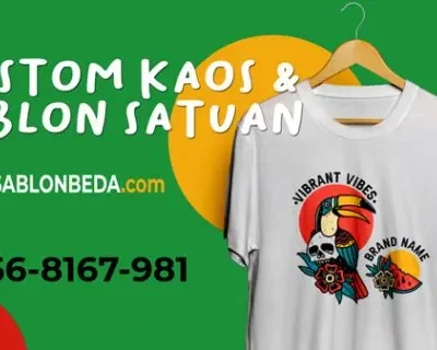 sablon kaos satuan