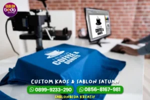tempat sablon kaos custom terdekat di Bekasi yang melayani pesan satuan dengan harga murah